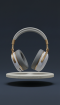 Over-Ear Headphones with Brushed Aluminum